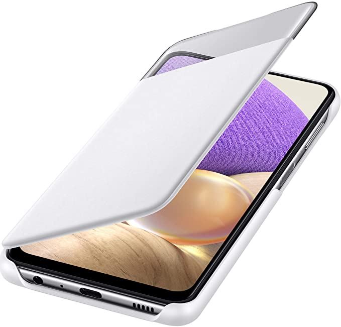 Samsung Galaxy A32 5G S View Wallet Cover White - EF-EA326PWEGWW