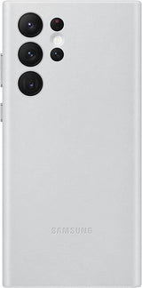 Samsung Galaxy S22 Ultra Leather Cover Grey - EF-VS908LJEGWW