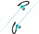 KitSound Exert Wired Sports Blue In Ear Earphones Headphones KSEXERWIBL