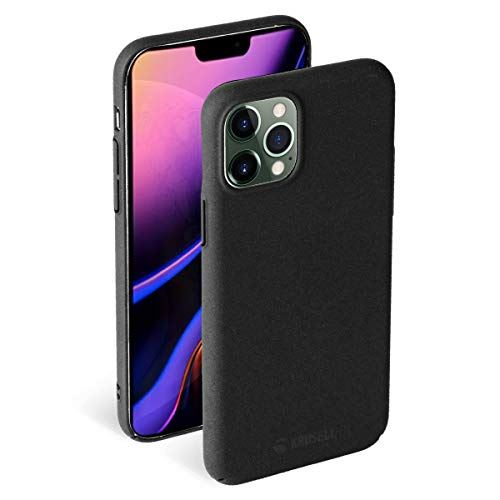 Krusell Sand Cover for iPhone 12/Pro 6.1" Black Slim Case