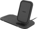 Mophie Qi 15W Wireless Charging Stand+ Black UK Plug - 401305842