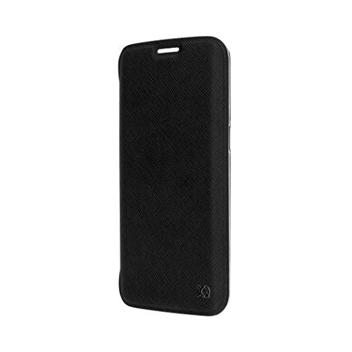 Xqisit Adour Flap Cover Case for Samsung Galaxy S7 Edge - Black