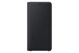 Samsung Black Folio Wallet Cover Case for Galaxy A7 2018 EF-WA750PBEG