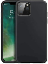 XQISIT Silicone Case for iPhone 12 Mini 5.4" Black Soft Touch Cover