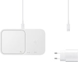 Samsung White 15W Wireless Charging Pad Duo - EP-P5400BWEGEU