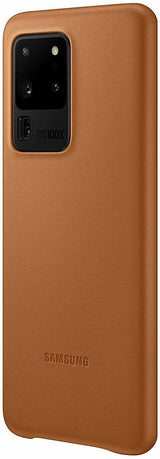 Samsung Galaxy S20 Ultra Leather Cover Brown Case EF-VG988LAEG