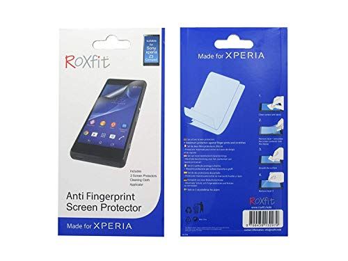 RoxFit Made for Xperia Anti Fingerprint Screen Protector for Xperia Z3 Compact