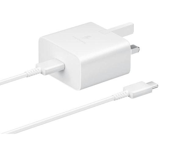 Samsung 15W USB C Mains Charger White with C to C Cable - EP-T1510XWEGGB