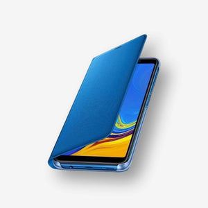 Samsung Galaxy A7 2018 Blue Wallet Cover - EF-WA750PLEGWW
