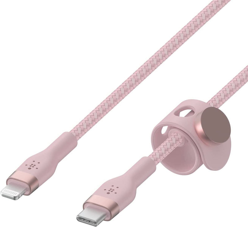 Belkin Boost Charge 1M USB C to Lightning Cable Pink - CAA011btMPK