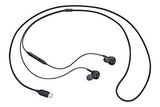 Genuine Samsung AKG Black Type C Headphone In Ear Headset EO-IC100BBEG