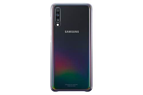 Samsung A70 Hard Protective Black Gradation Case Cover EF-AA705CBEG