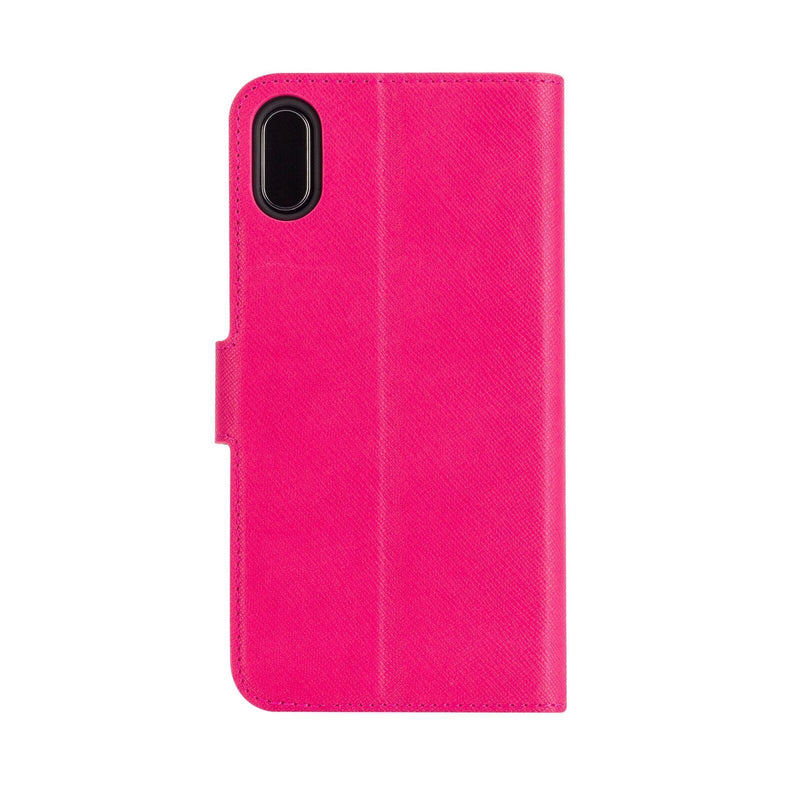 Xqisit Wallet Case Viskan Pouch Cover for iphone X XS 5.8" Pink 30608