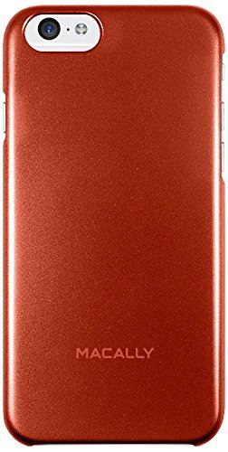 Macally Snap On Case Back Cover for iPhone 6 6S Red SNAPP6M-R