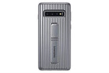 Samsung Galaxy S10 Silver Protective Slim Standing Cover Case EF-RG973CSEG