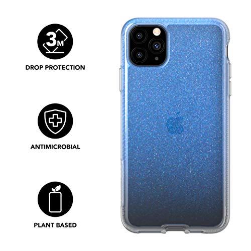 Tech 21 Pure Shimmer Blue Case Hard Cover for iphone 11 Pro 5.8" T21-7225