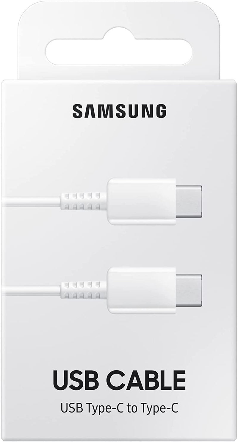 Samsung 1M 25W USB C to C Charging Cable White - EP-DA705BWEGWW