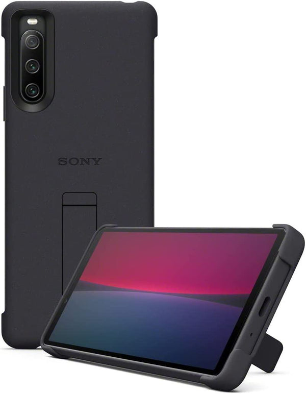 Sony Xperia 10 IV Style Back Cover Black - XQZ-CBBC/BGENG