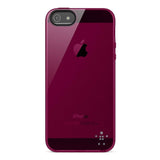 Belkin Translucent Gloss Grip Case Cover iPhone 5 5S SE Berry F8W093vfC03