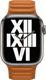 Apple Golden Brown Leather Link Watch Strap S/M 41MM - ML7K3ZM/A