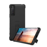 Sony Xperia 5 II Black Style Back Cover Case with Stand XQZ-CBAD