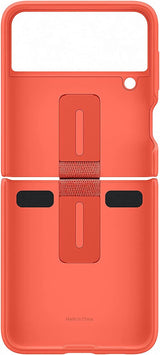 Samsung Galaxy Z Flip 3 Silicone Cover with Ring Coral - EF-PF711TPEGWW