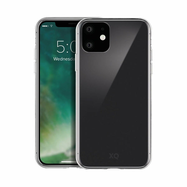 XQISIT Phantom Glass Case for iPhone 12 Mini 5.4" Clear Cover