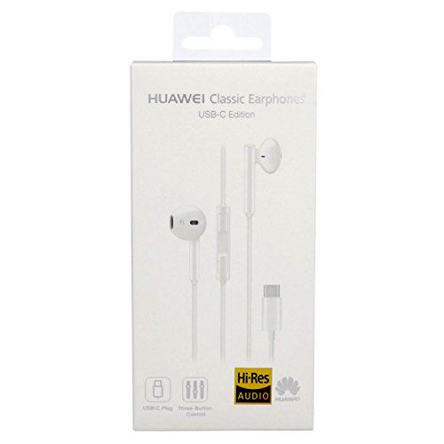 Huawei CM33 USB C White Stereo In Ear Headset Headphones 55030088