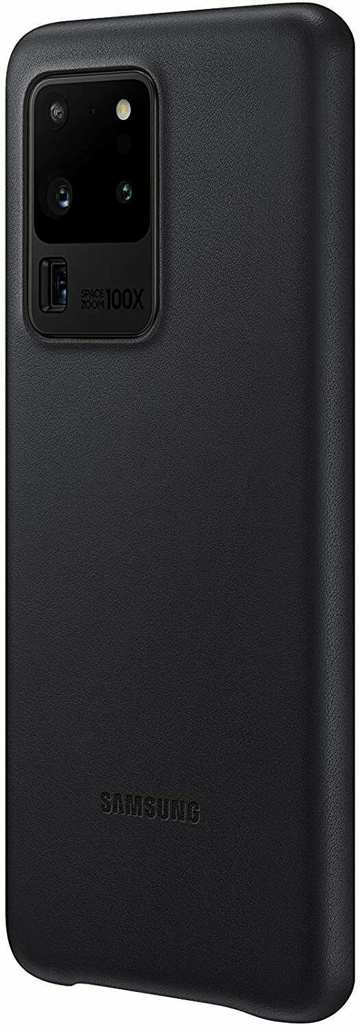 Samsung Galaxy S20 Ultra Leather Cover Black Case EF-VG988LBEG