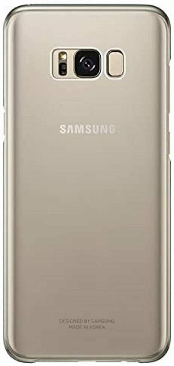 Genuine Samsung S8 Plus Clear Gold Case Back Cover EF-QG955CFEG