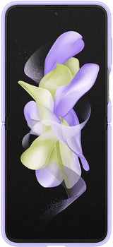 Samsung Galaxy Z Flip 4 Silicone Cover with Ring Bora Purple - EF-PF721TVEGWW