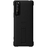 Sony Xperia 5 II Black Style Back Cover Case with Stand XQZ-CBAD