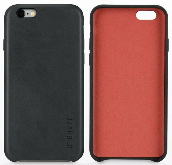 Cygnett Urban Wrap Cover Case for iPhone 6 6S Black Leather CY1828CPURB