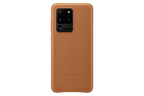 Samsung Galaxy S20 Ultra Leather Cover Brown Case EF-VG988LAEG