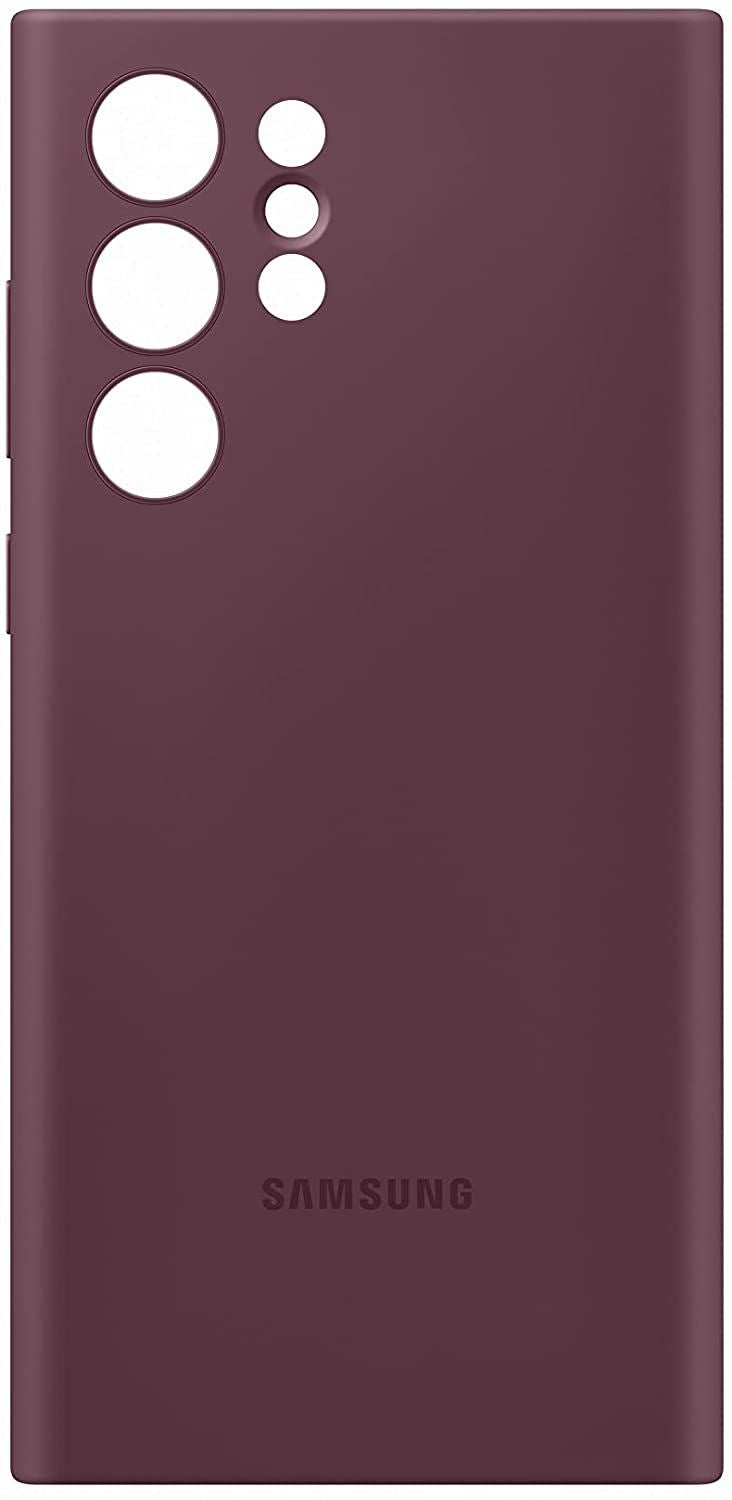 Samsung Galaxy S22 Ultra Silicone Cover Burgandy - EF-PS908TEEGWW