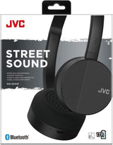 JVC Street Sound Over Ear Wireless Headphones Black - HA-S24W-B-E