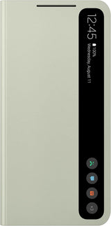 Samsung Galaxy S21 FE Smart Clear View Cover Olive Green - EF-ZG990CMEGEW