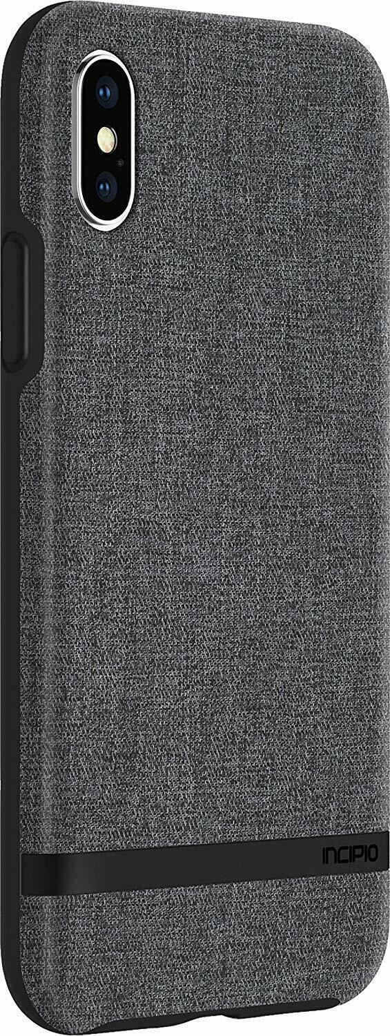 Incipio Esquire Series Case Back Cover for iPhone X XS Grey IPH-1631-GRY