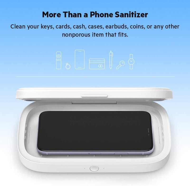 Belkin 10W Qi Wireless Charger with UV Sanitizer White - WIZ011btWH