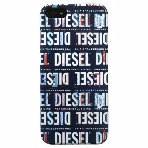 Diesel Allover Snap on Back Cover Case for iphone 5 5S SE Black X01901