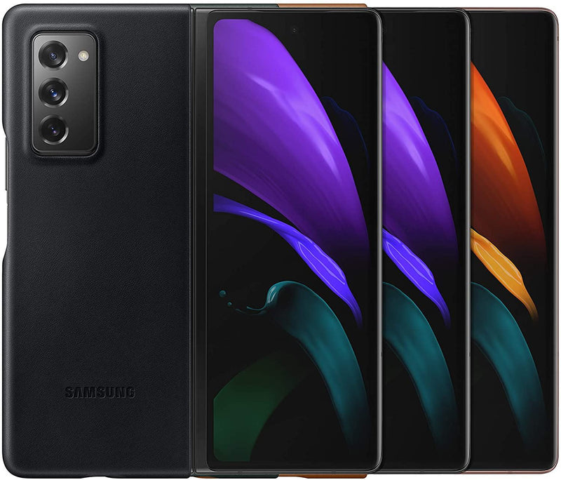 Samsung Galaxy Z Fold 2 Leather Cover Green - EF-VF916LGEGEU