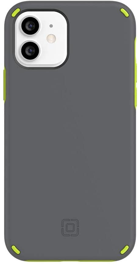 Incipio Duo for iphone 12/12 Pro 6.1 Grey/Green - IPH-1895-VOLT"