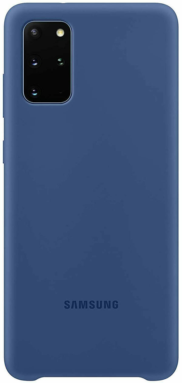 Samsung Galaxy S20 Plus 5G Silicone Cover Blue Case EF-PG985TNEG