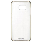 Samsung Galaxy S7 Edge Clear Cover Gold Case Cover EF-QG935CFEG
