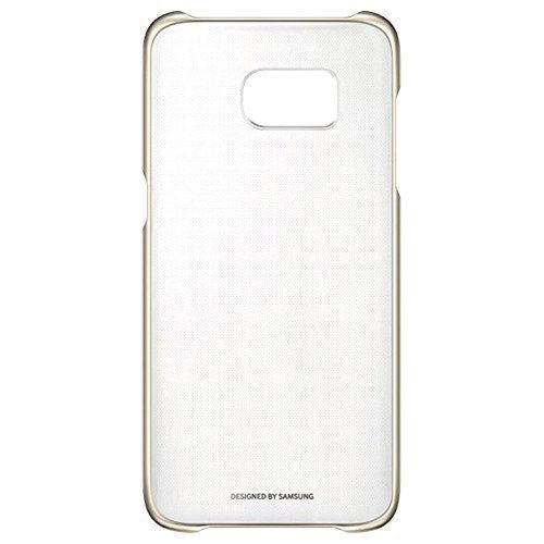 Samsung Galaxy S7 Edge Clear Cover Gold Case Cover EF-QG935CFEG
