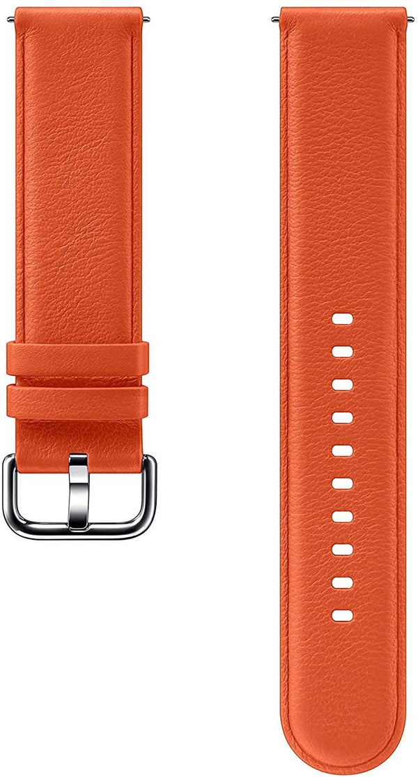 Samsung Galaxy Watch Active 2 Leather Band 20mm Orange - ET-SLR82MOEGWW
