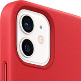 Apple Leather Cover with Magsafe for iphone 12 Pro Scarlet Red A2494 - MHKD3ZM/A