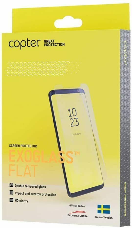 Copter Exoglass Flat Screen Guard Clear Protector for iPhone XR 11 6.1"