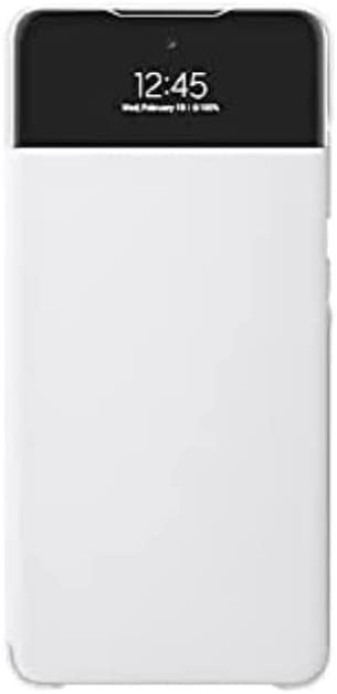 Samsung Galaxy A72 S View Wallet Cover White - EF-EA725PWEGEE