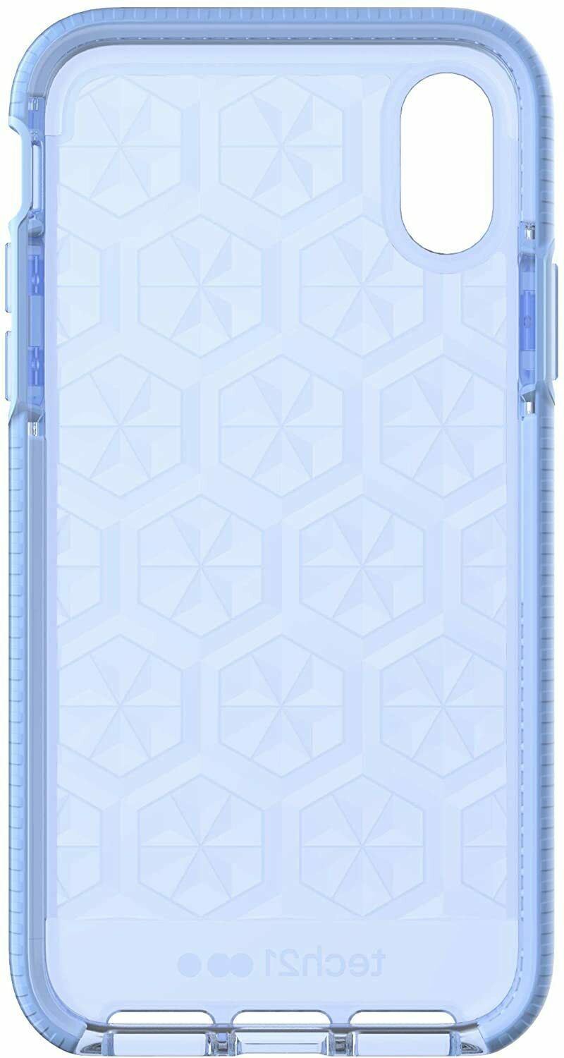 Tech21 Evo Gem Lilac Blue Case Cover for iphone X XS 5.8" T21-5938